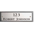 Silver Tone Engraved Plate (Up To 35 Sq. Inch)